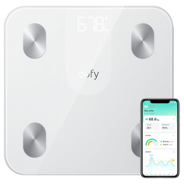 Eufy C2 smart digital body scale white, UK version
