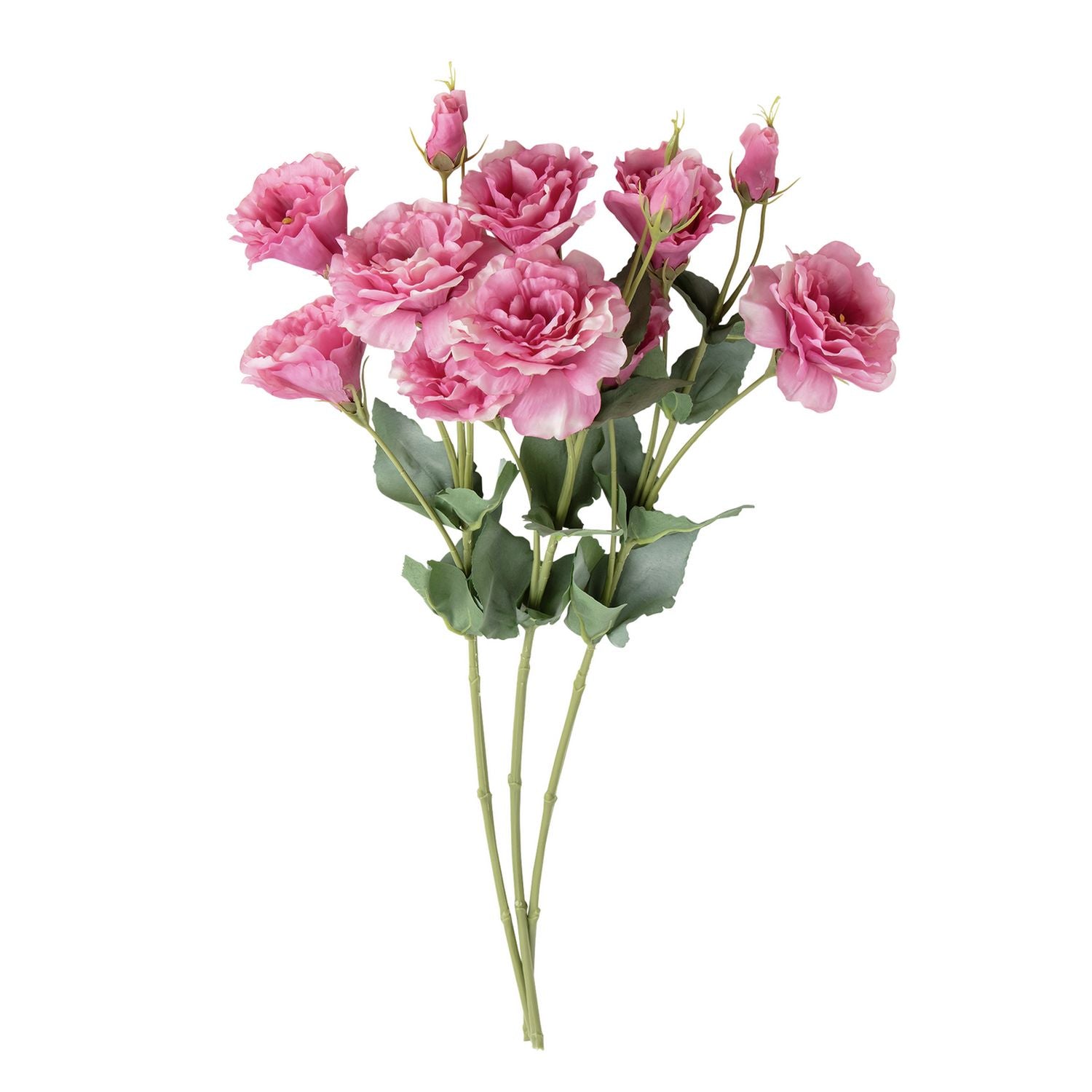 Argos Home artificial pink Eustoma stems 54cm, imported from the UK
