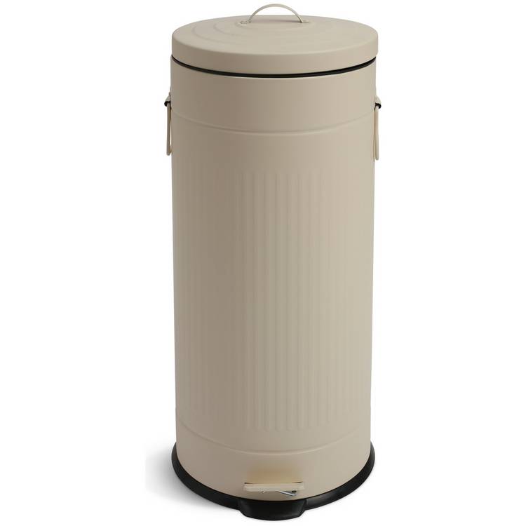 Habitat pedal bin cream 30 litre - British product