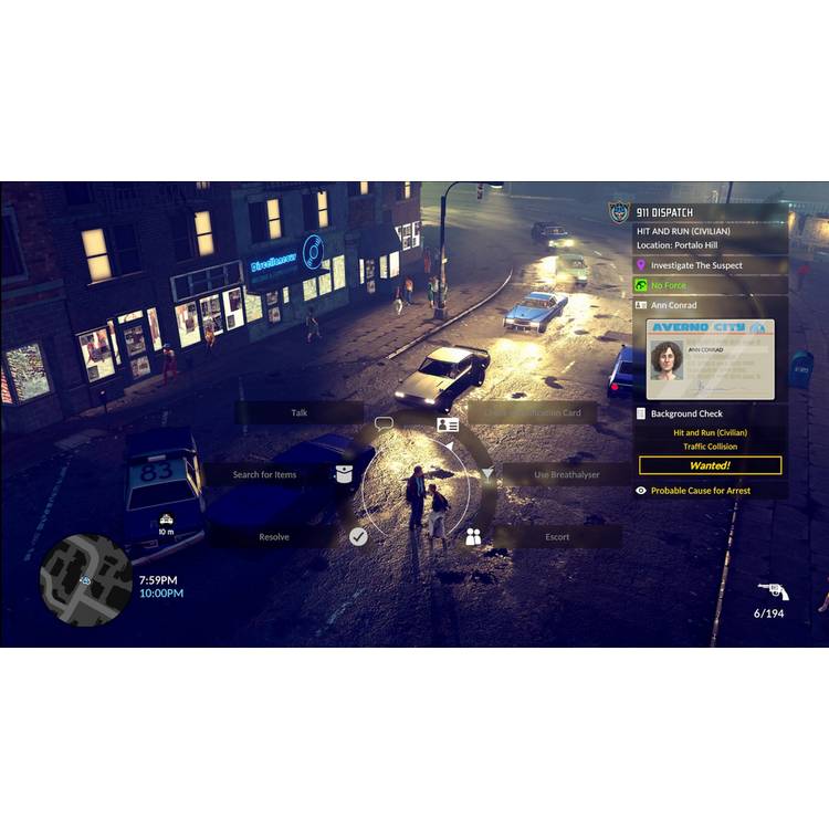 The Precinct Standard Edition PS5 game disc (British brand)