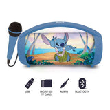 Disney Stitch Lexibook Bluetooth karaoke speaker with microphone, UK version