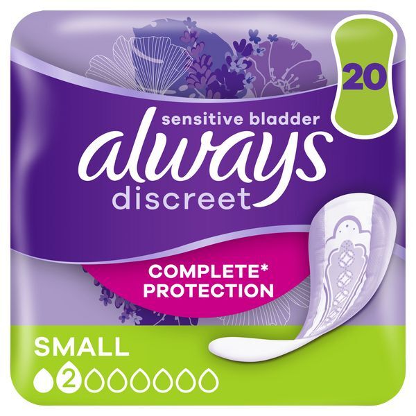 Always Discreet Incontinence Pads Small 20 GOODS Superdrug   