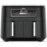 Ninja Dual Zone Air Fryer 7.6L black, imported from the UK