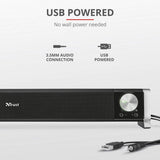 Trust Asto USB soundbar 12W for PC under monitor (British brand)