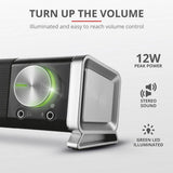 Trust Asto USB soundbar 12W for PC under monitor (British brand)