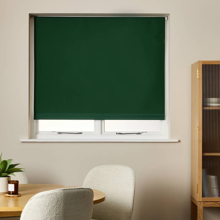 Habitat blackout forest green roller blind 60cm, imported from the UK