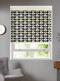 Orla Kiely grey floral roller blind (British brand)