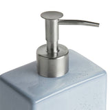 Habitat ceramic soap dispenser blue 18cm, imported from the UK