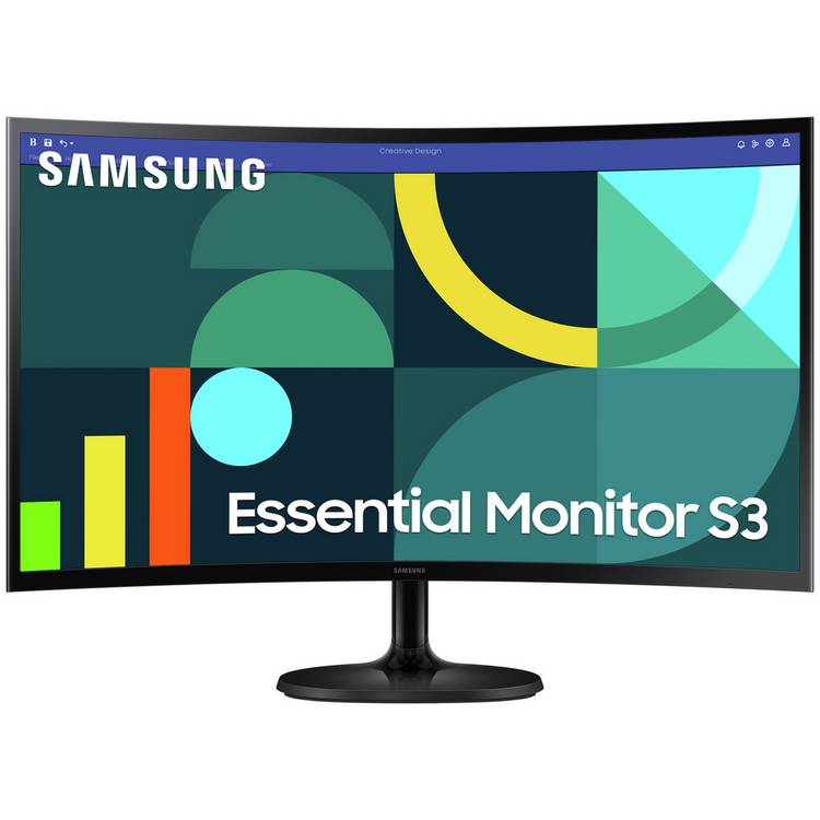 Samsung 27-inch curved FHD monitor - British product