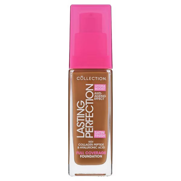 Lasting Perfection Satin Foundation 16W Cocoa Warm, imported from the UK