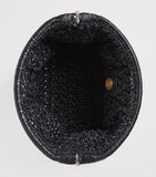 Eleventy hand-woven raffia clutch bag (British brand)