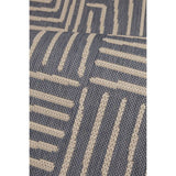 Homemaker blue polypropylene rectangle runner 67x200cm, imported from the UK