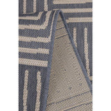 Homemaker blue polypropylene rectangle runner 67x200cm, imported from the UK
