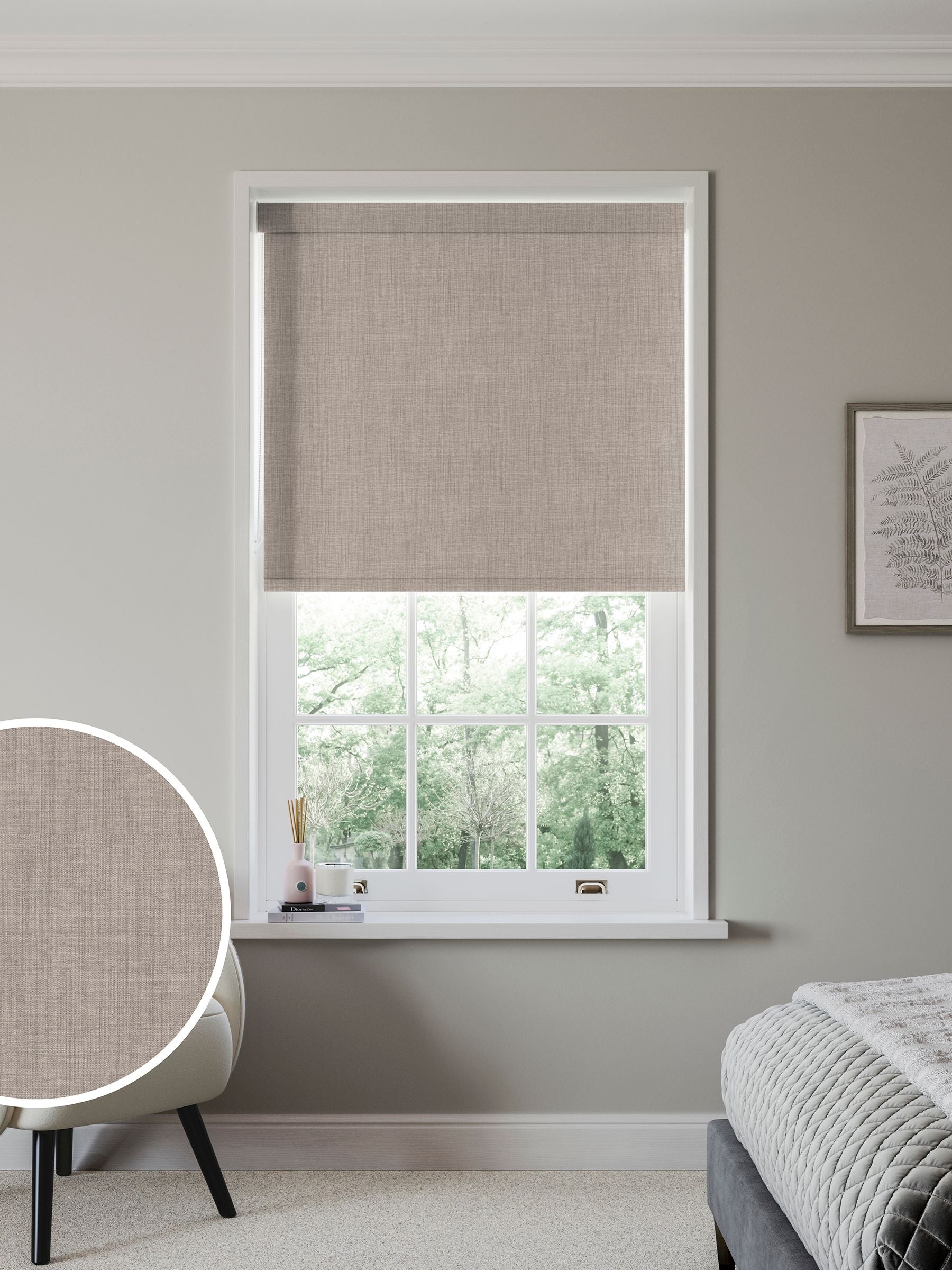 Next natural rapid blackout roller blind, UK version