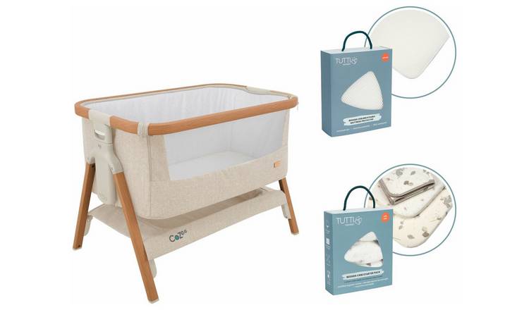 Tutti Bambini Walnut Cocoon Bedside Crib GOODS Argos