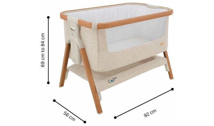 Tutti Bambini Walnut Cocoon Bedside Crib