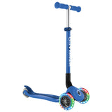 Globber Expert Foldable 3 Wheel Scooter Blue, UK version
