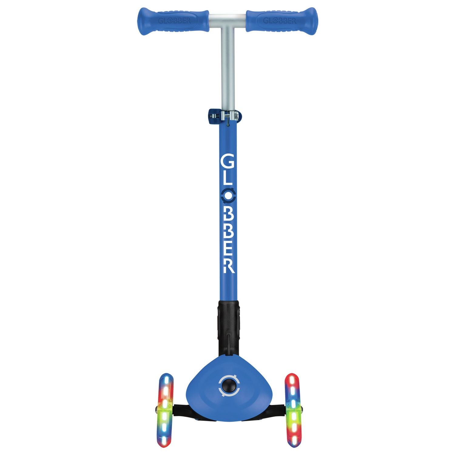 Globber Expert Foldable 3 Wheel Scooter Blue, UK version