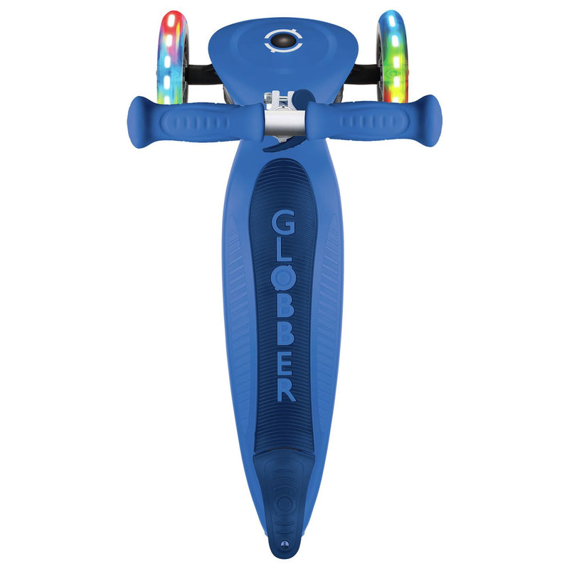 Globber Expert Foldable 3 Wheel Scooter Blue, UK version