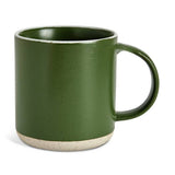 Habitat stoneware mugs raw edge green set of 4, UK version