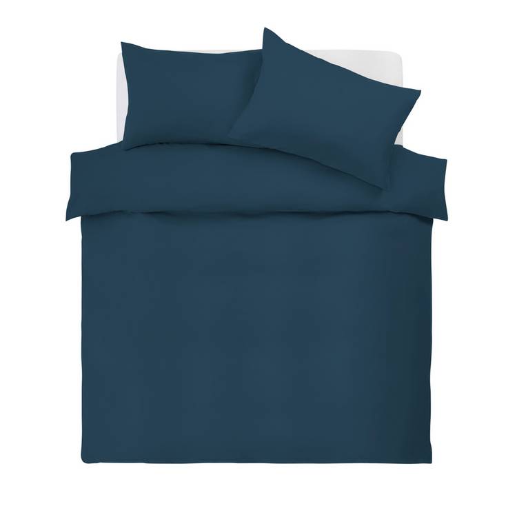 Home Essentials Soft Touch Navy Bedding Set single - British product