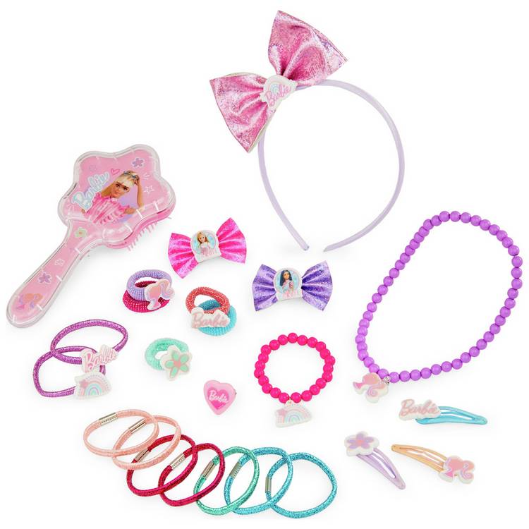 Barbie 24 piece hair styling set - British product