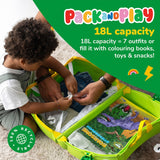 Trunki Dudley Dinosaur ride-on suitcase 18 litre, imported from the UK