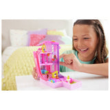 Polly Pocket Barbie Dreamhouse compact playset with micro dolls - British product