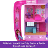 Polly Pocket Barbie Dreamhouse compact playset with micro dolls - British product