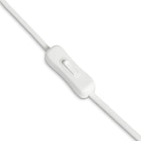 Habitat Mini Ashi Ceramic Table Lamp - Off White