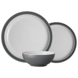 Denby dinner set fossil grey 12 piece - British product