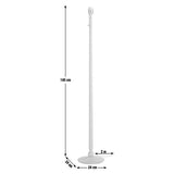 Habitat Morris & Co. natural wooden floor lamp base - British product