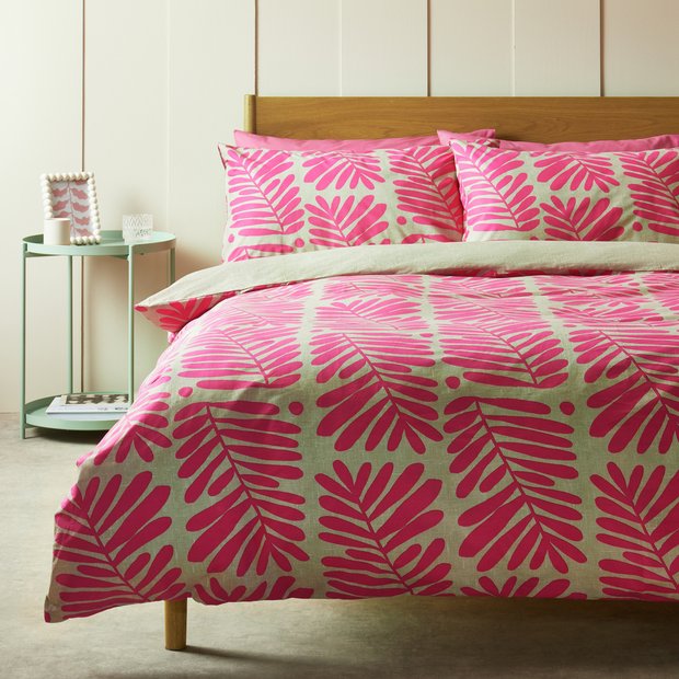 Habitat cotton bedding set pink single - British product