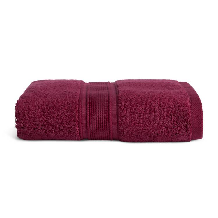 Habitat Supersoft hand towel plum 90x50cm, UK version
