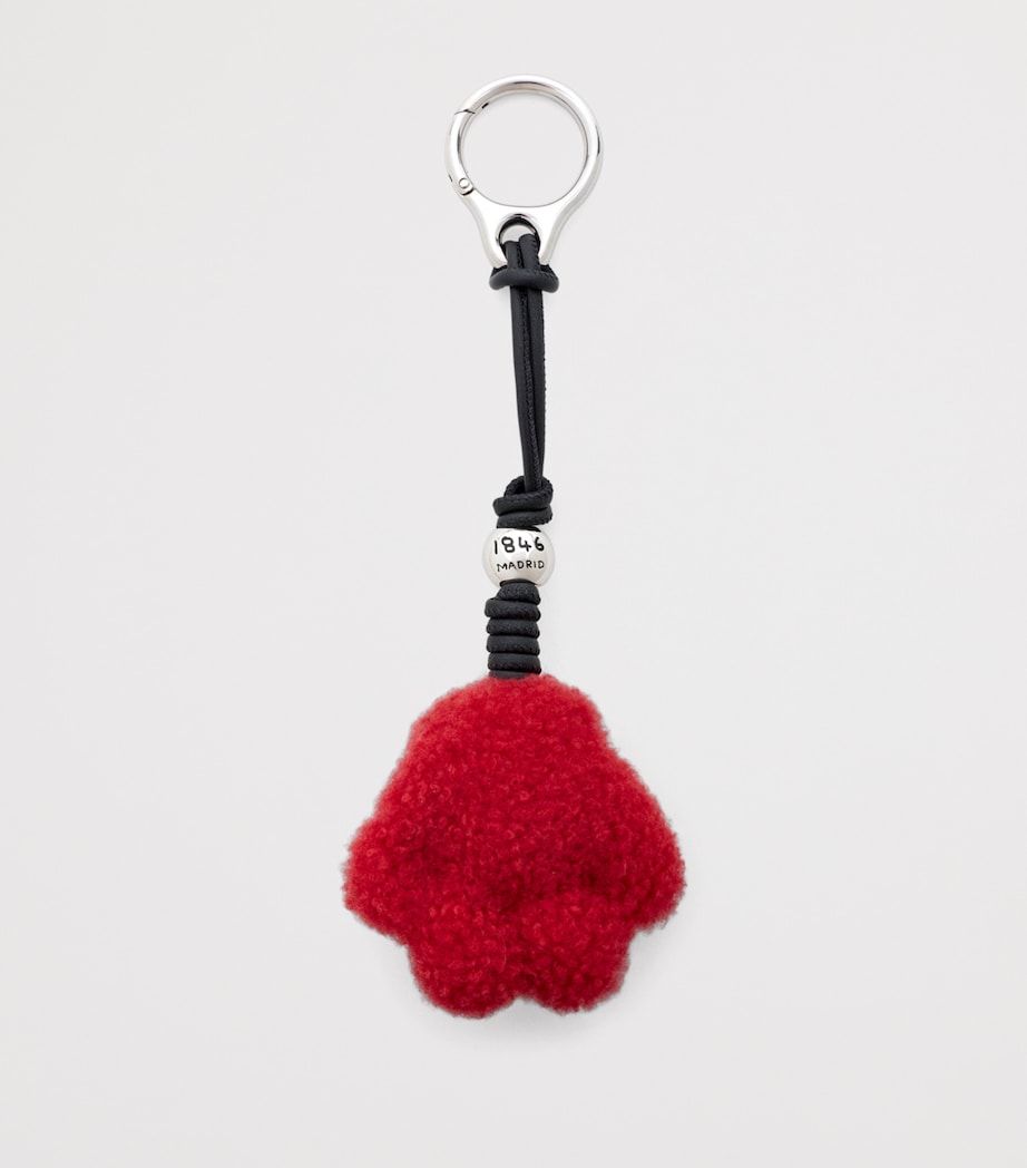 LOEWE paw charm leather accessory (British brand)