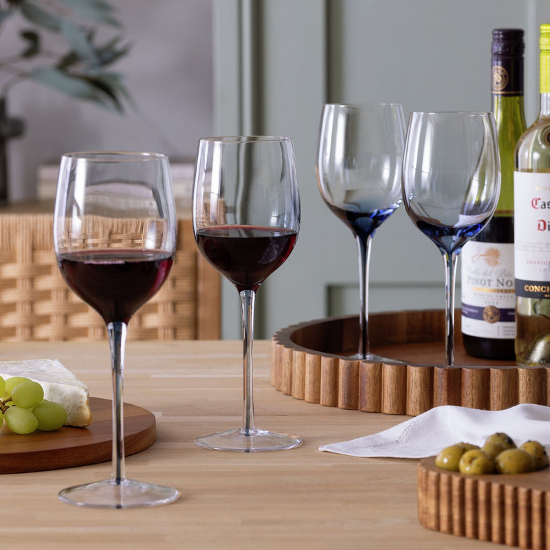 Habitat blue stem wine glasses set of 4, UK version