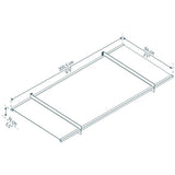 Palram Canopia Nancy door awning 2050mm, UK version