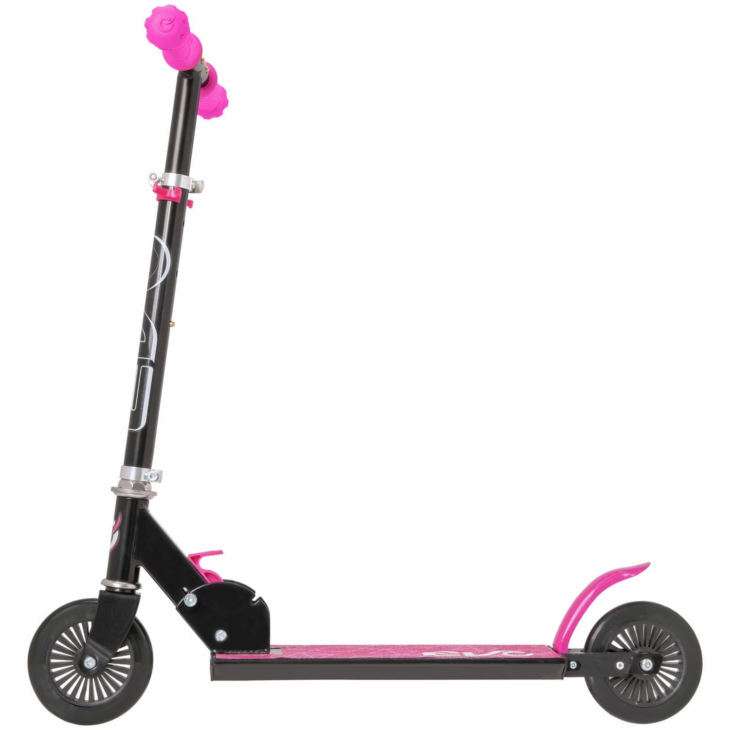 EVO children's 2 wheel scooter Black and Pink, UK version