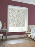 Laura Ashley Wild Meadow roman blind, chalk pink - British product