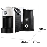 Lavazza Jolie & Milk Evo pod coffee machine white (British brand)