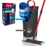 Vileda H2PrO flat mop system with 6L bucket, UK version