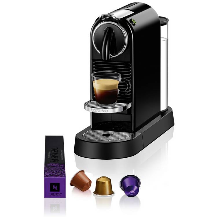 Nespresso CitiZ pod coffee machine black - British product