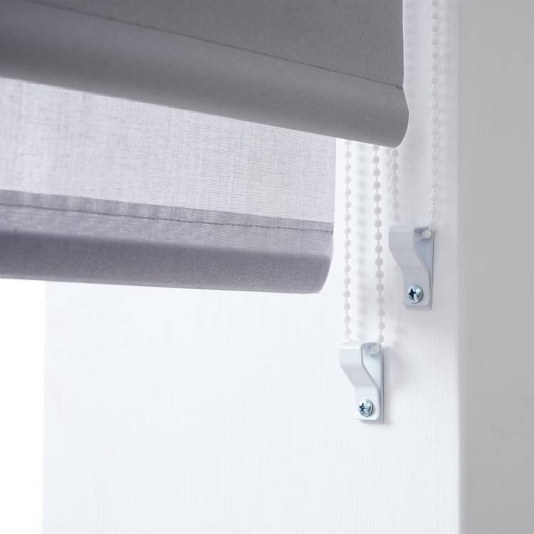 Little Black Book grey blackout roller blind 60cm, imported from the UK