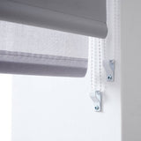 Little Black Book grey blackout roller blind 60cm, imported from the UK
