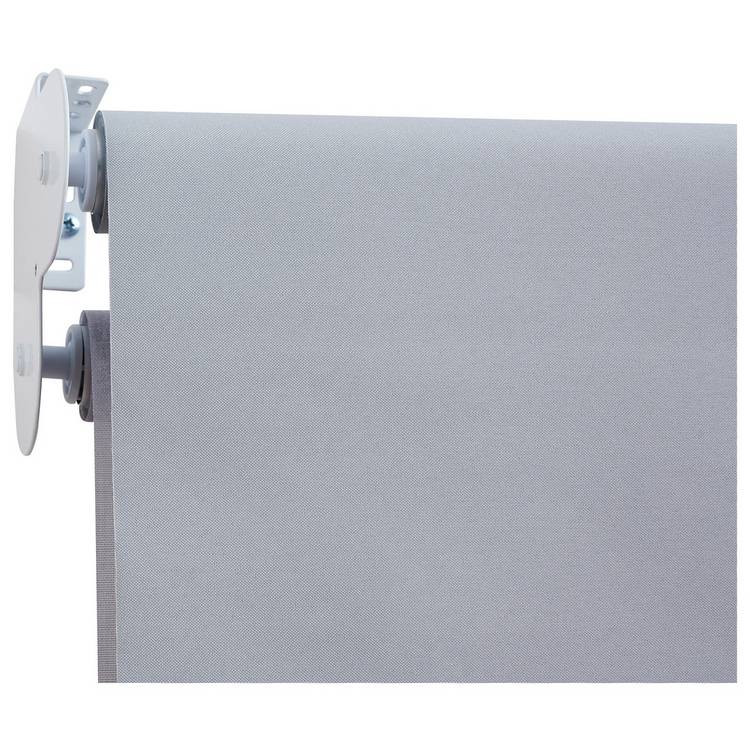 Little Black Book grey blackout roller blind 60cm, imported from the UK