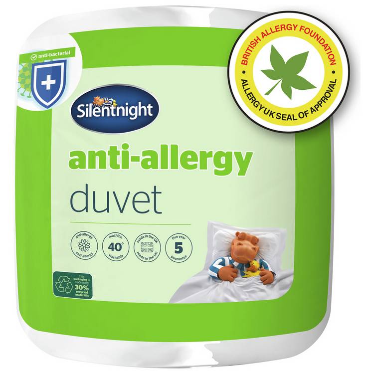 Silentnight anti-allergy duvet 7.5 tog single, UK version