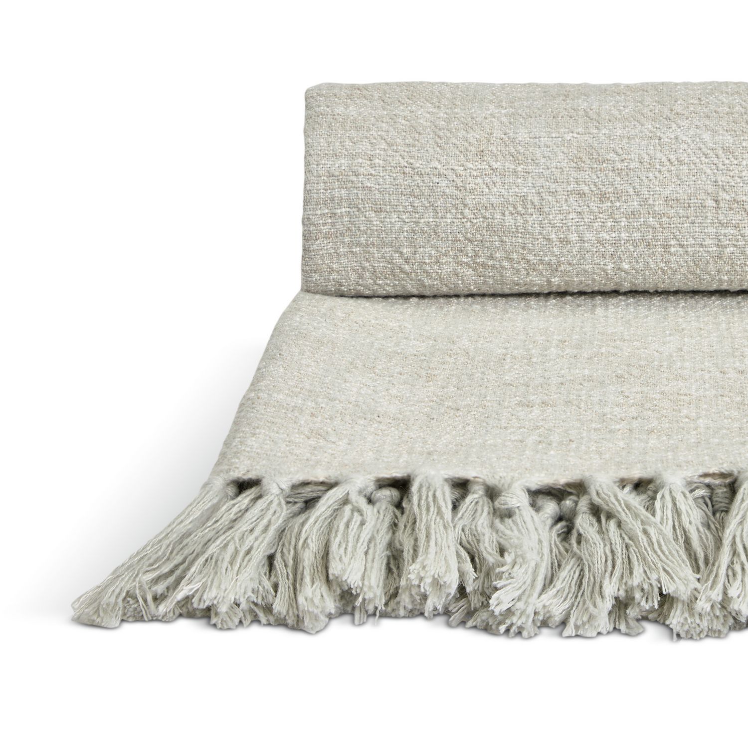 Habitat Woven Throw - Natural - 125x150cm
