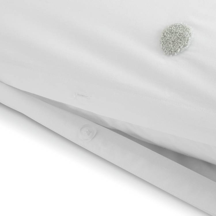 Argos Home tufted polka dot single bedding set, imported from the UK