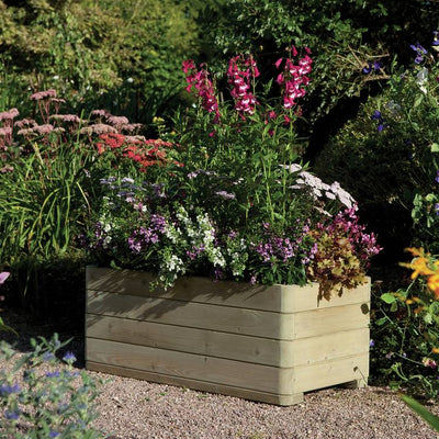 Argos Rowlinson Marberry Rectangular Planter 135 Litre- Buy online at McGrocer