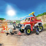 Playmobil Fire Rescue Truck toy, imported from the UK